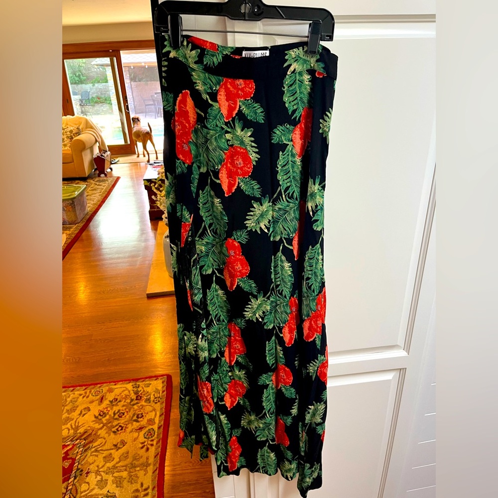 XIX Palms Maxi Skirt